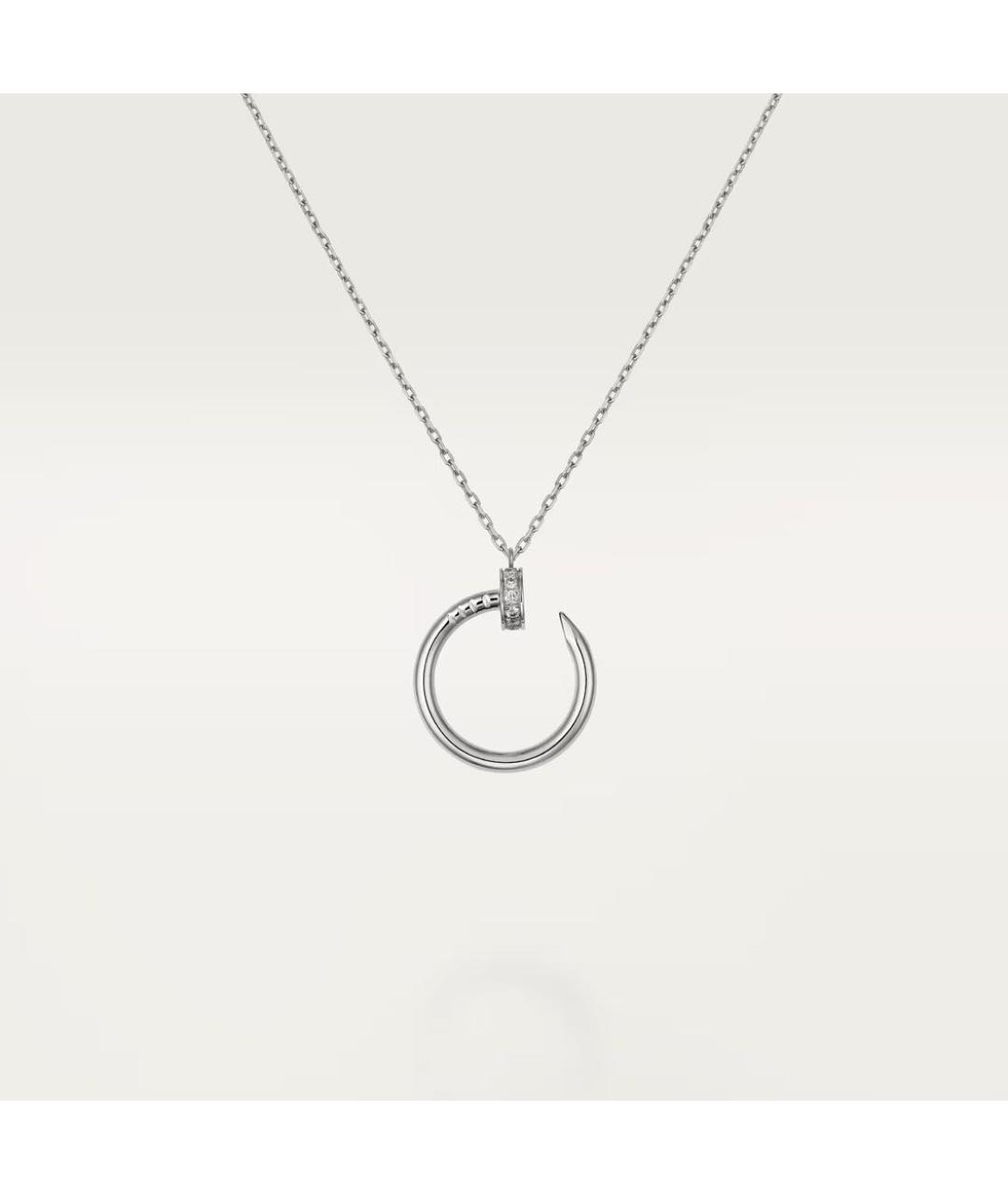 CARTIER Белая подвеска из белого золота, фото 4