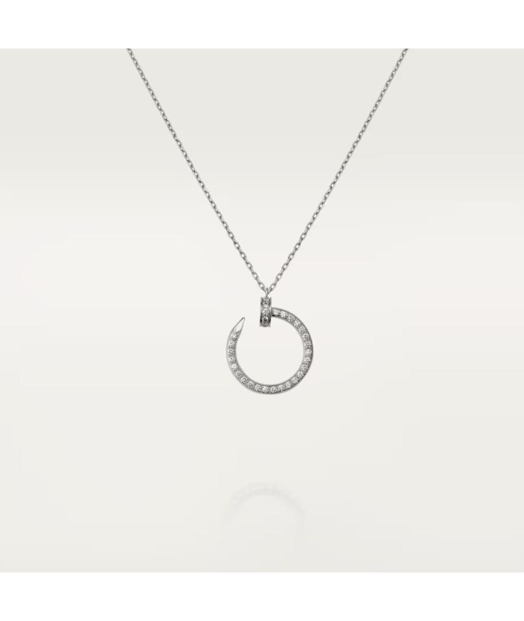 CARTIER Белая подвеска из белого золота, фото 7