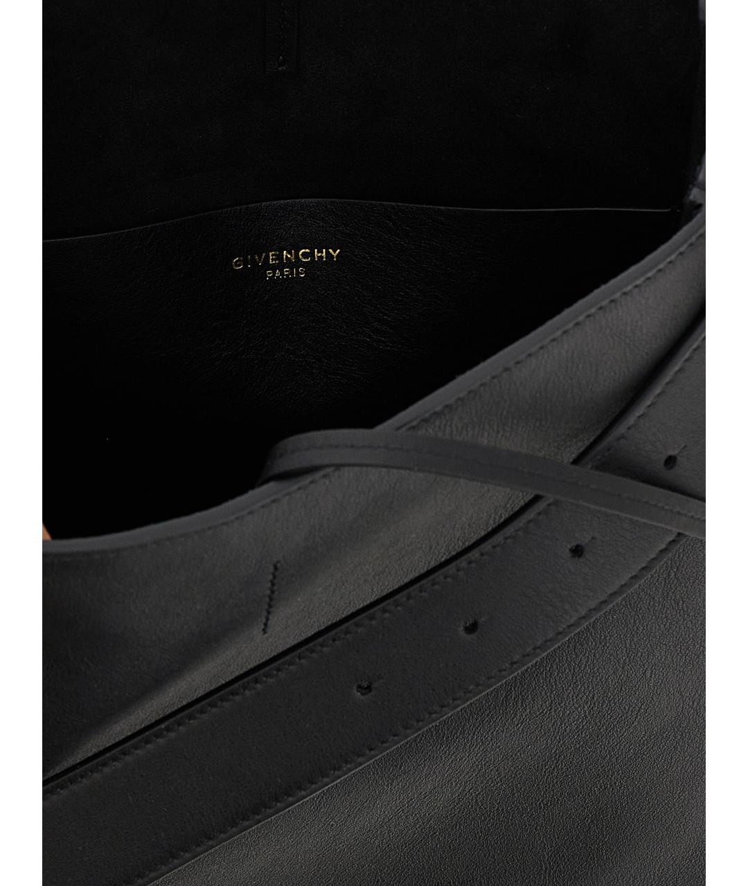 GIVENCHY Черная кожаная сумка через плечо, фото 4