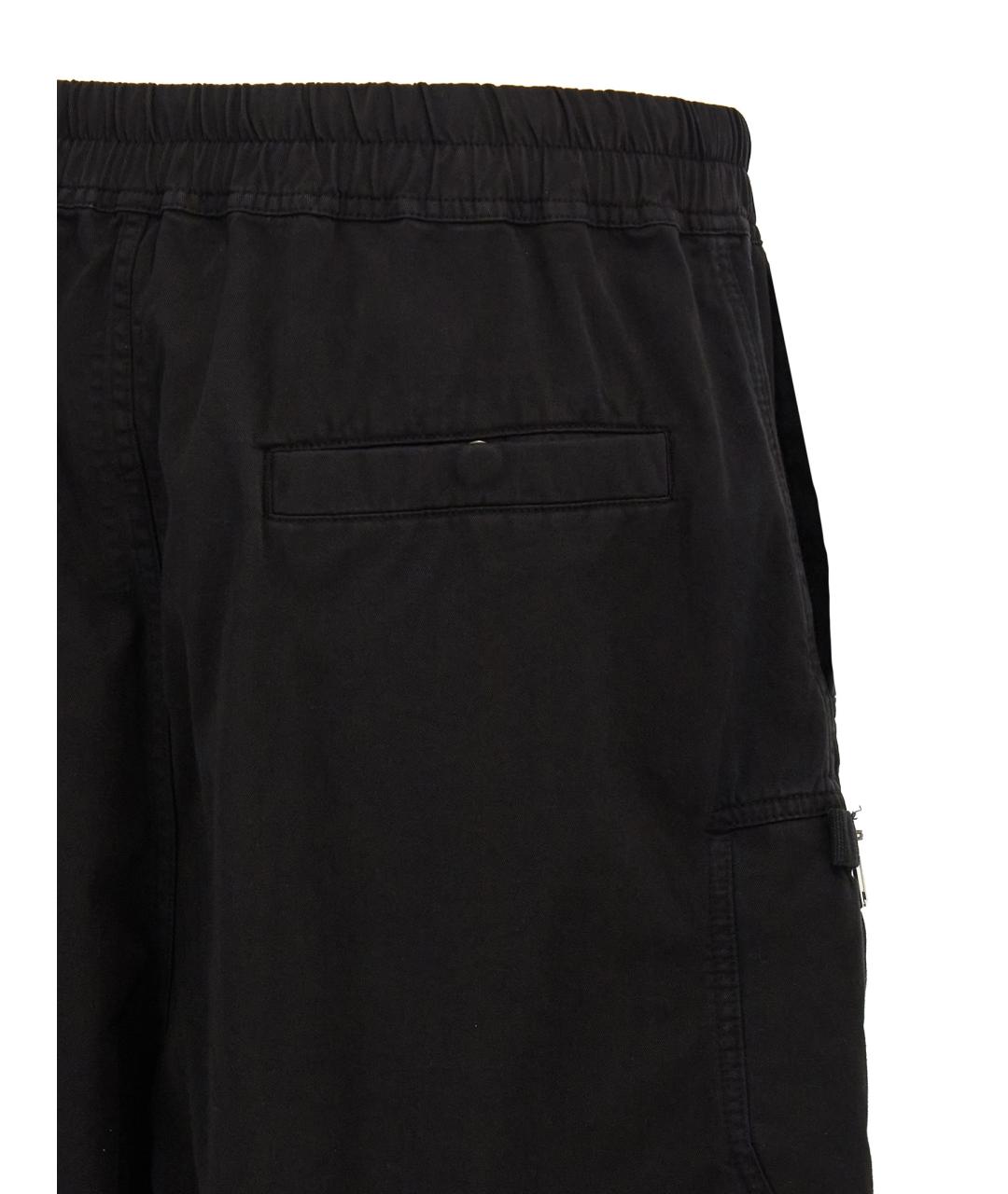 RICK OWENS DRKSHDW Черные хлопковые шорты, фото 4