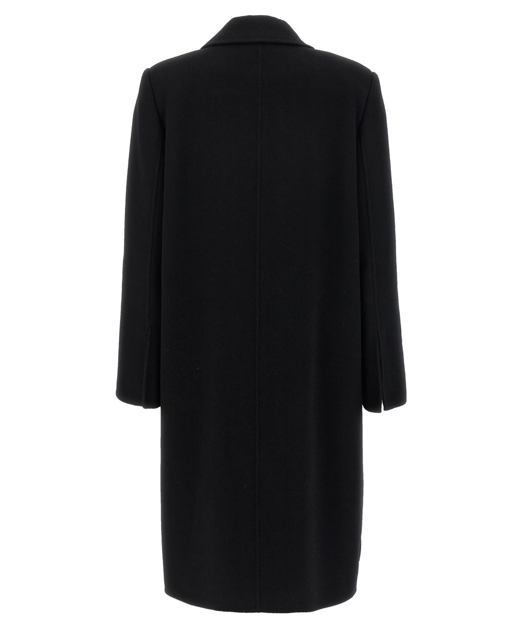 FENDI Черное шерстяное пальто, фото 2