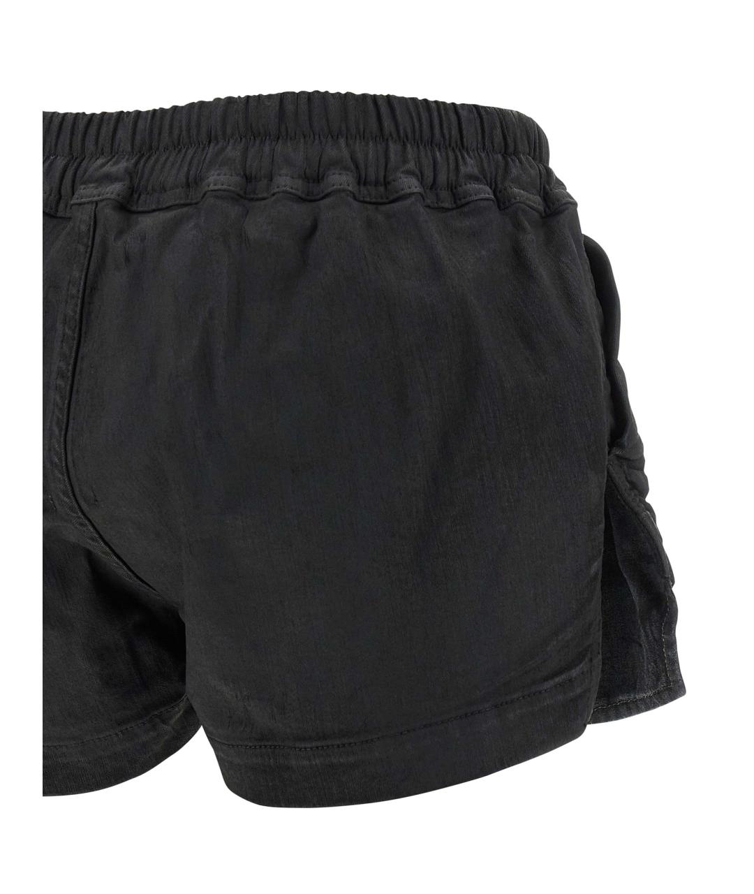 RICK OWENS DRKSHDW Черные шорты, фото 4