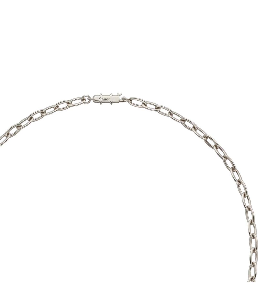 CARTIER Белая подвеска из белого золота, фото 3