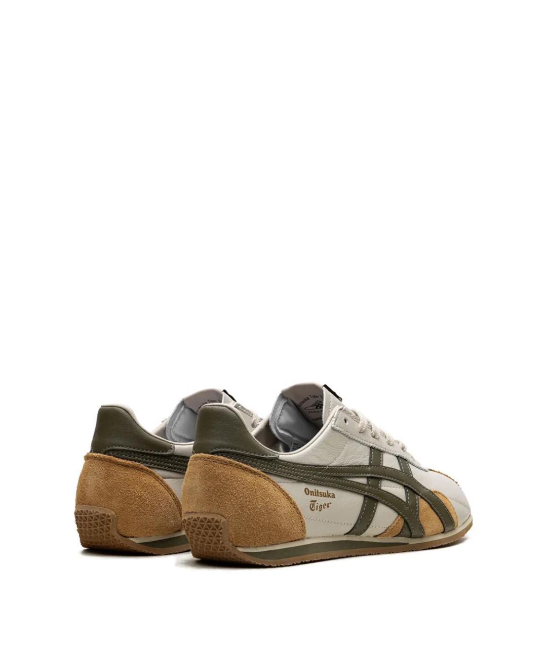 ONITSUKA TIGER Бежевые кожаные кроссовки, фото 4
