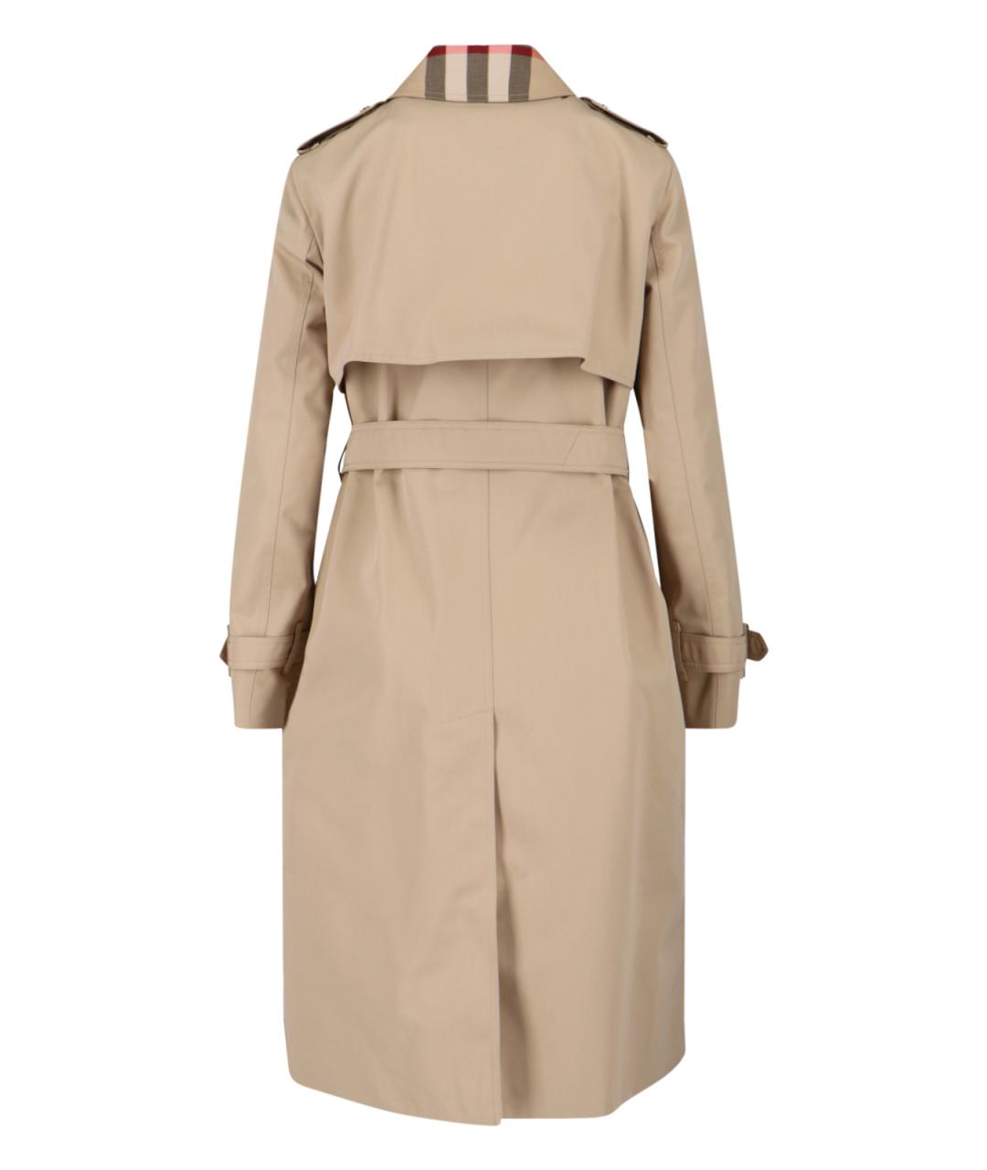 BURBERRY Бежевая хлопковая куртка, фото 2