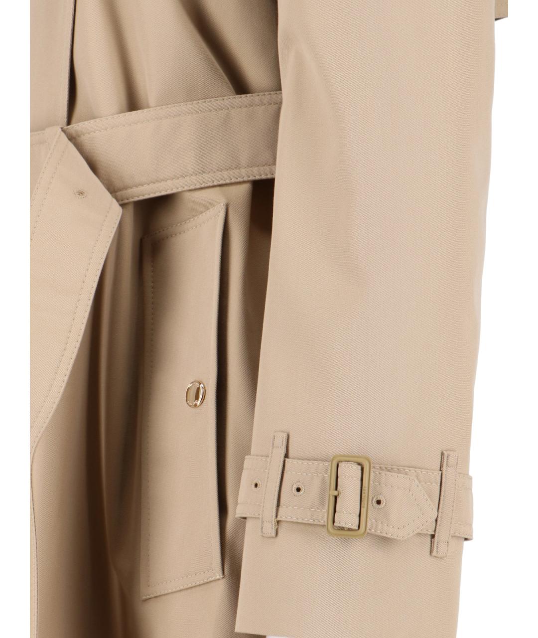 BURBERRY Бежевая хлопковая куртка, фото 3