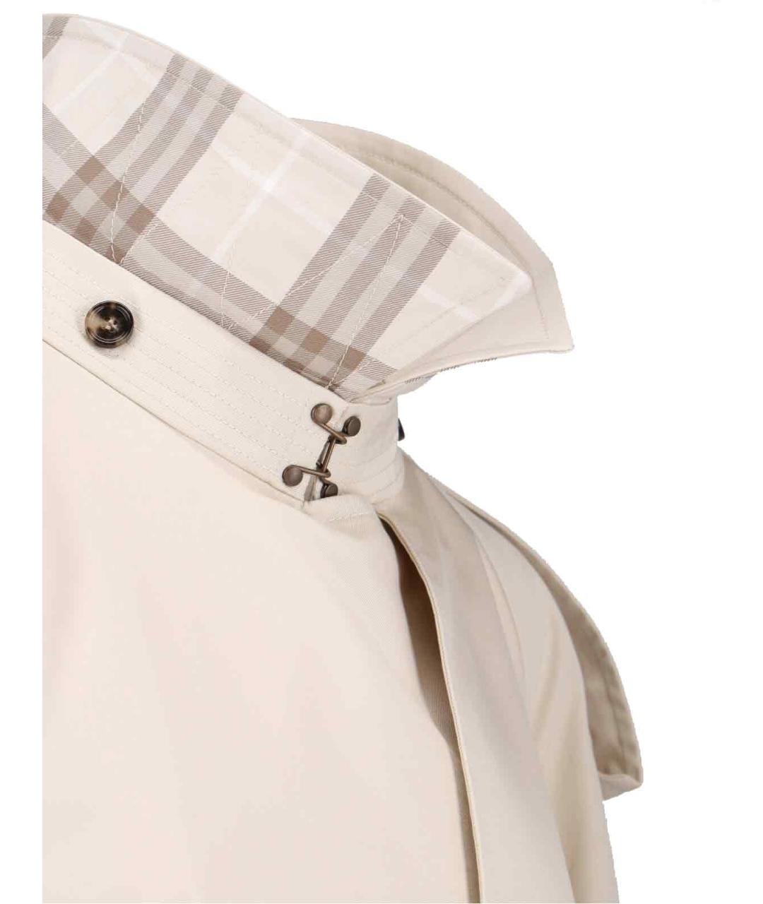 BURBERRY Белая хлопковая куртка, фото 5