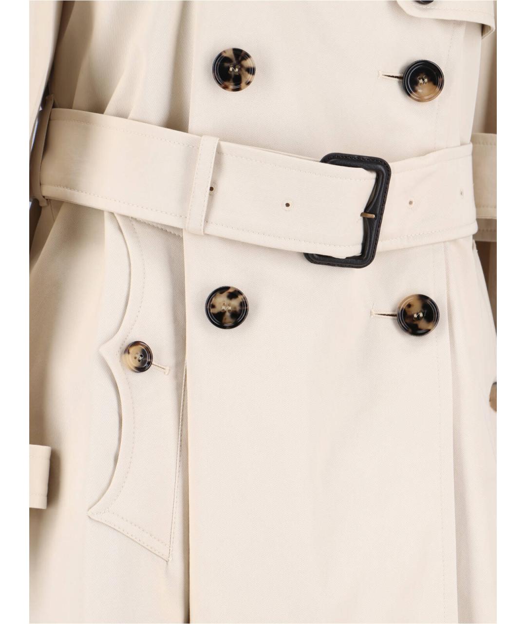 BURBERRY Белая хлопковая куртка, фото 4