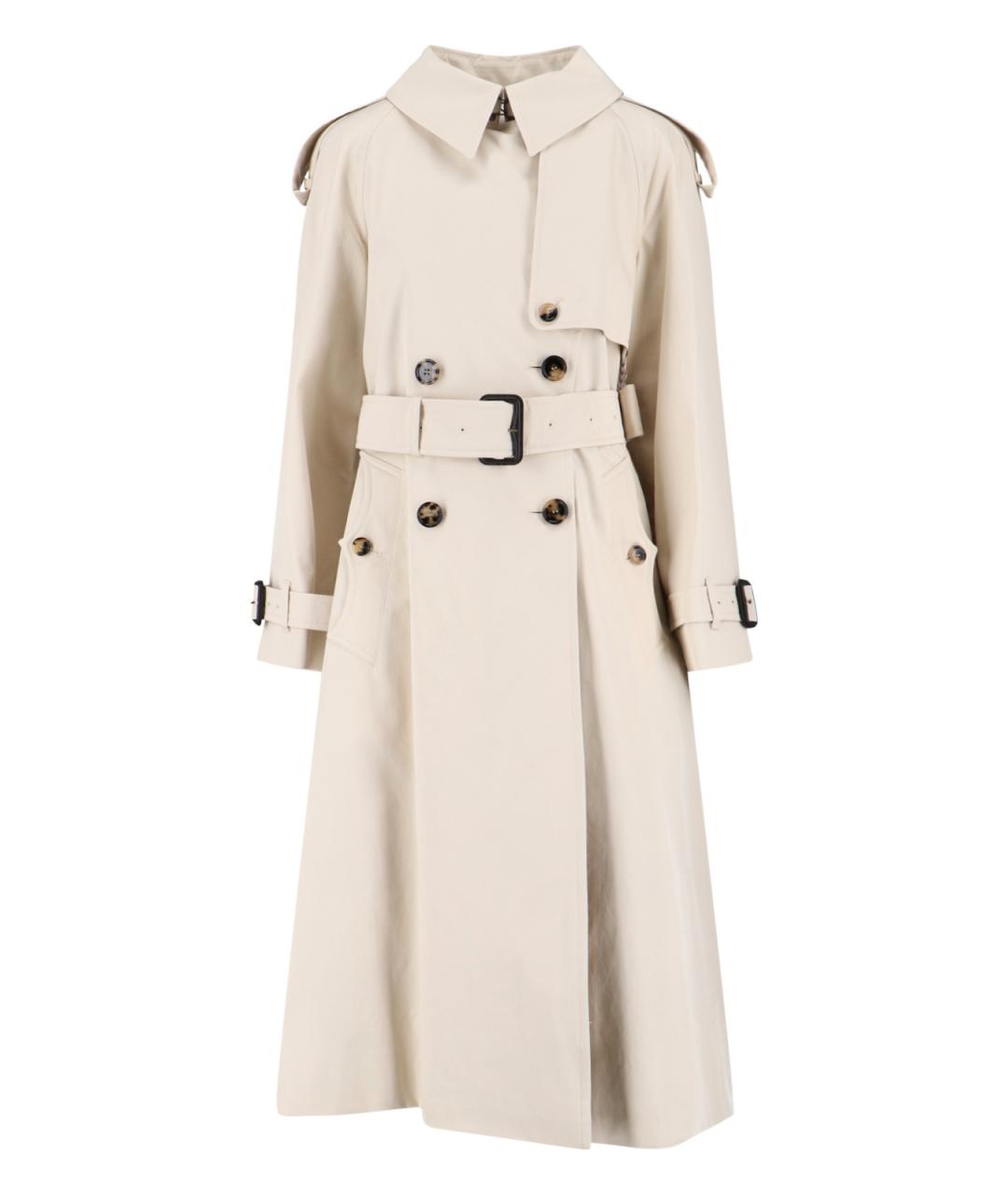 BURBERRY Белая хлопковая куртка, фото 1