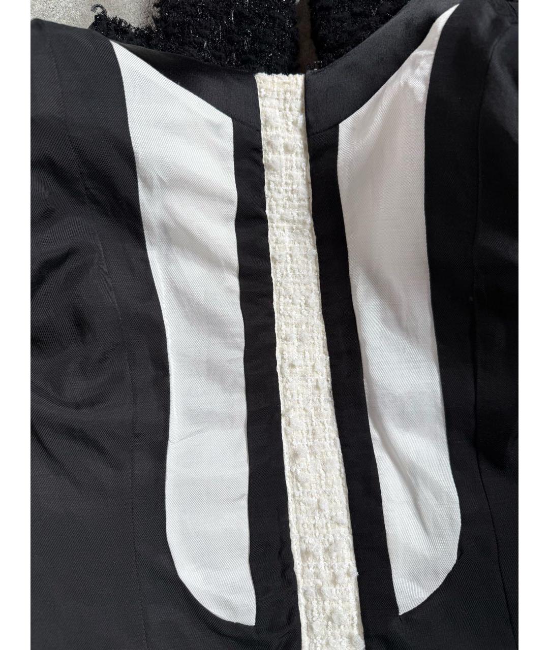 BALMAIN Черное твидовое коктейльное платье, фото 3