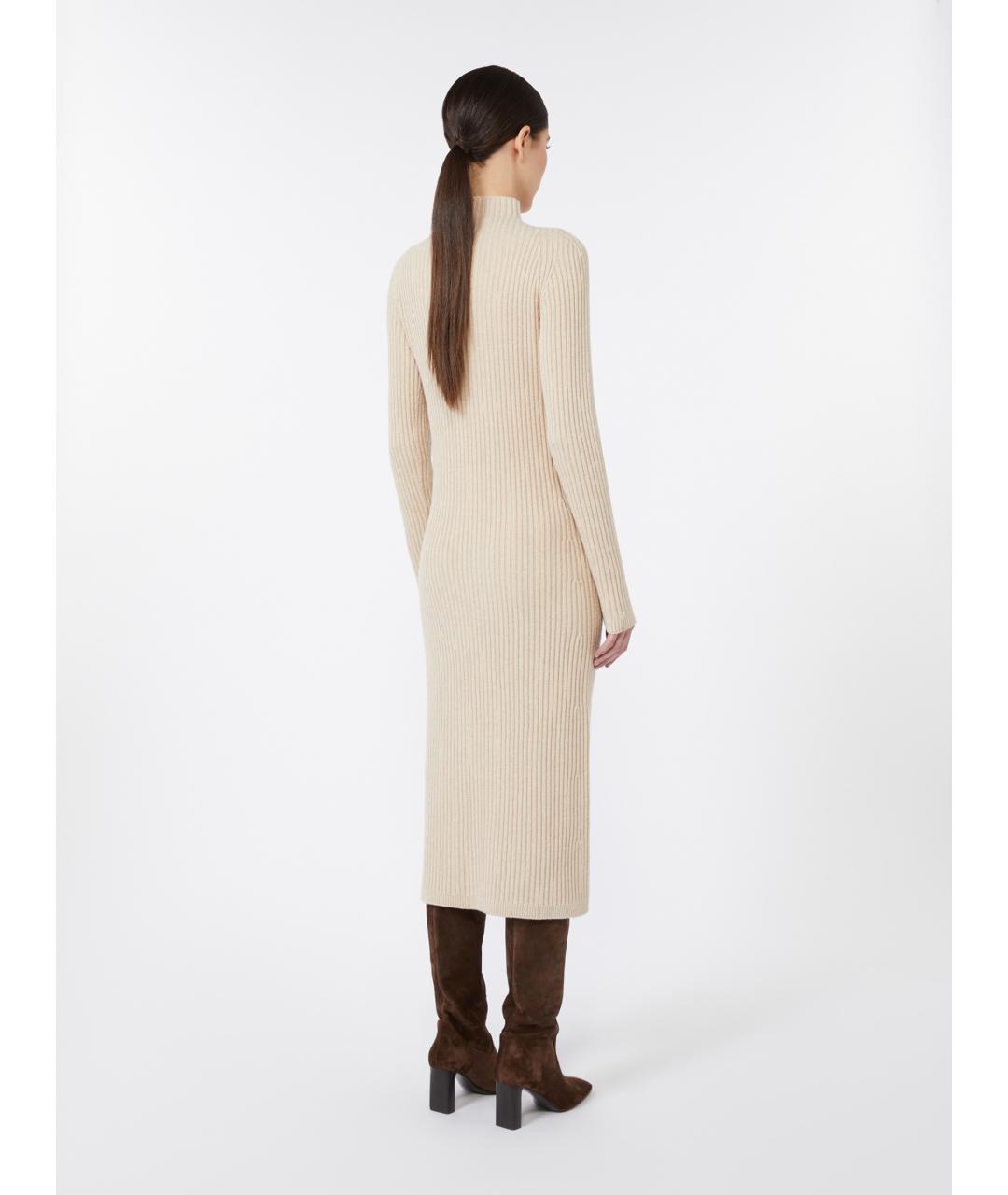 MAX MARA Бежевое платье, фото 4