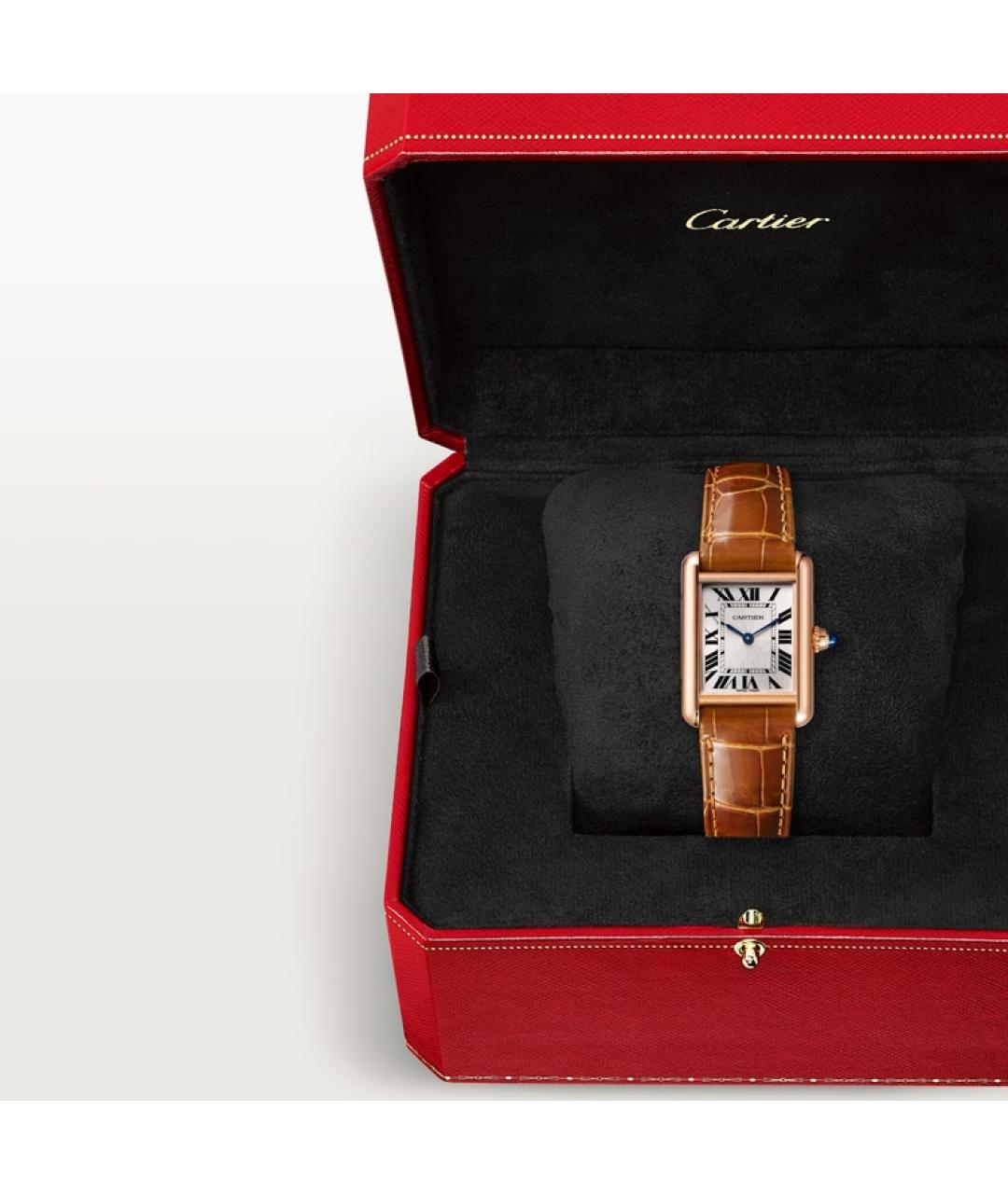 CARTIER Часы из розового золота, фото 8