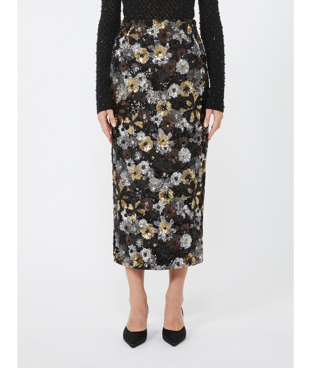 MAX MARA STUDIO Мульти юбка миди, фото 3