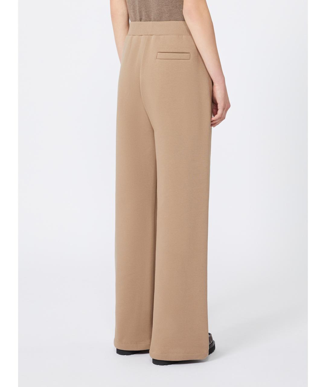 'S MAX MARA Бежевые брюки широкие, фото 4