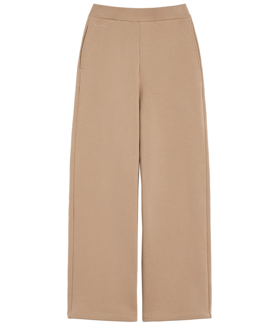 'S MAX MARA Бежевые брюки широкие, фото 1