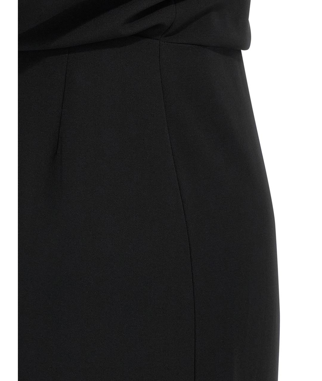 MAX MARA Черное ацетатное вечернее платье, фото 4