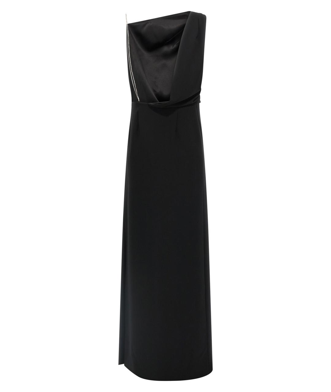 MAX MARA Черное ацетатное вечернее платье, фото 3