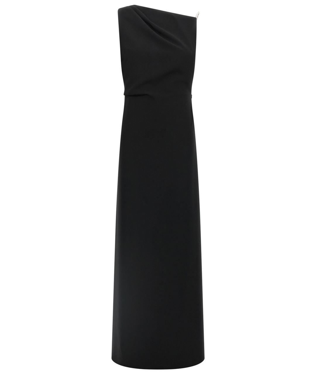 MAX MARA Черное ацетатное вечернее платье, фото 2
