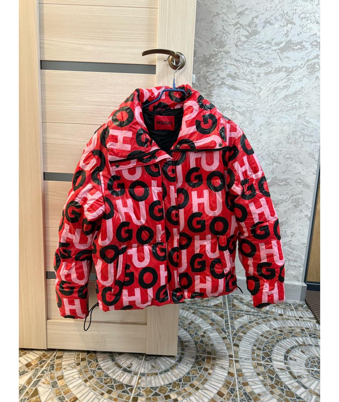 HUGO BOSS Красная деним куртка, фото 6