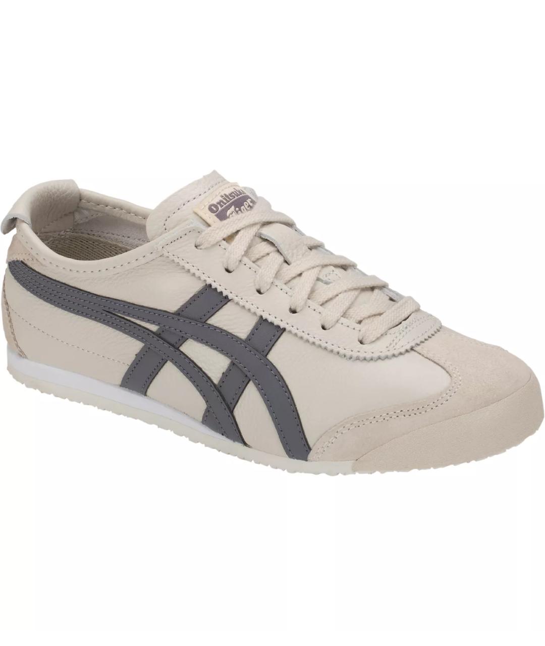 ONITSUKA TIGER Бежевые кожаные кроссовки, фото 3