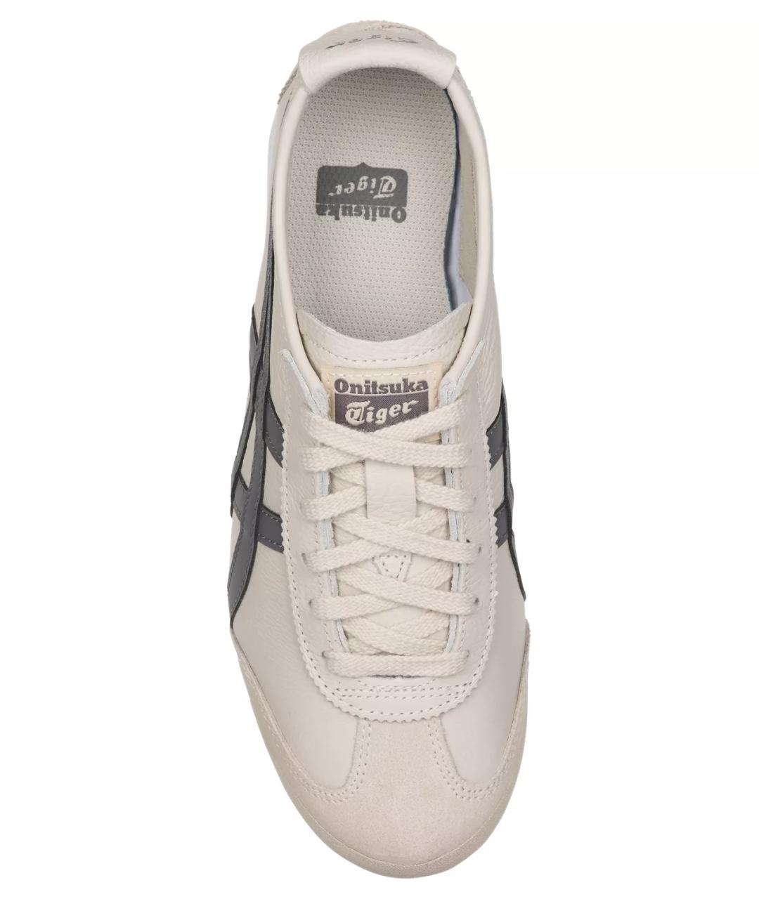 ONITSUKA TIGER Бежевые кожаные кроссовки, фото 6