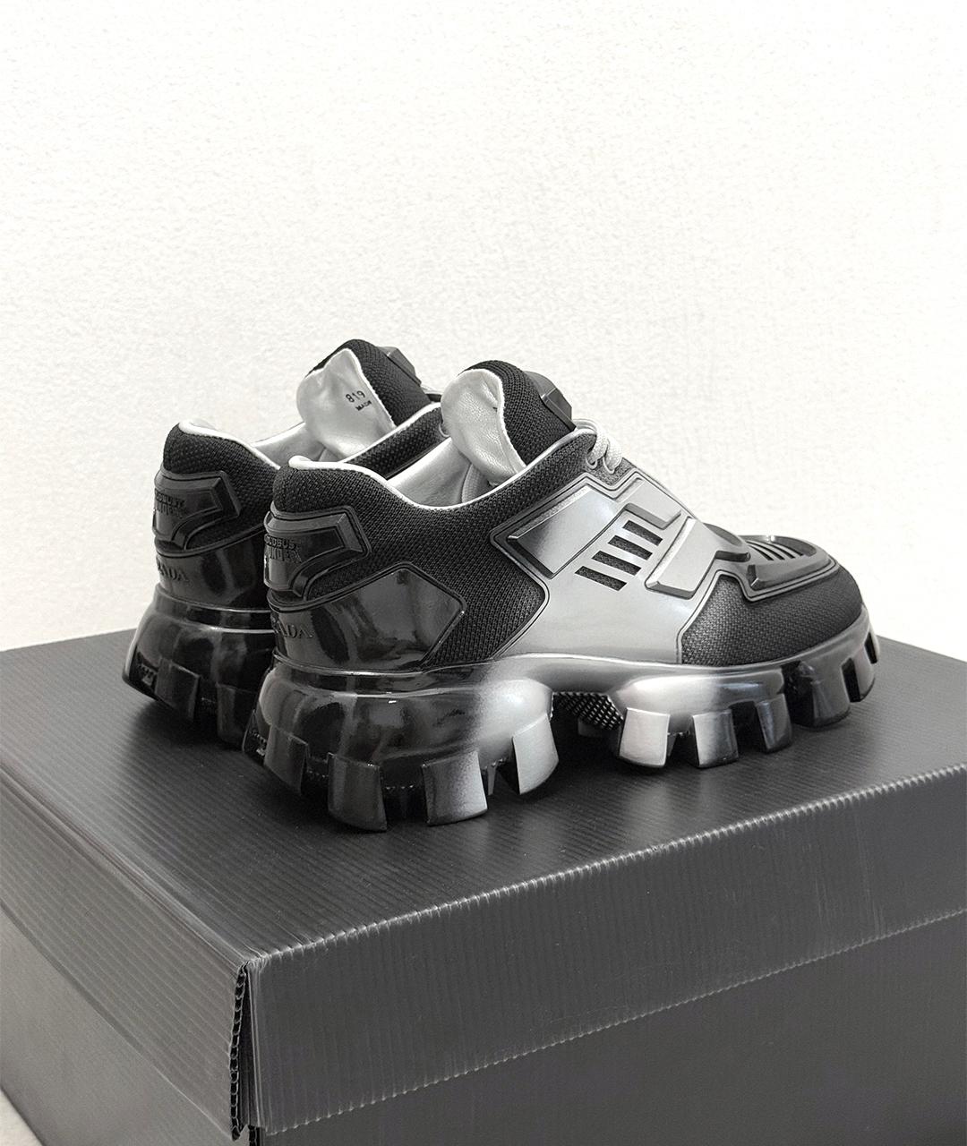 PRADA Черные кроссовки, фото 5