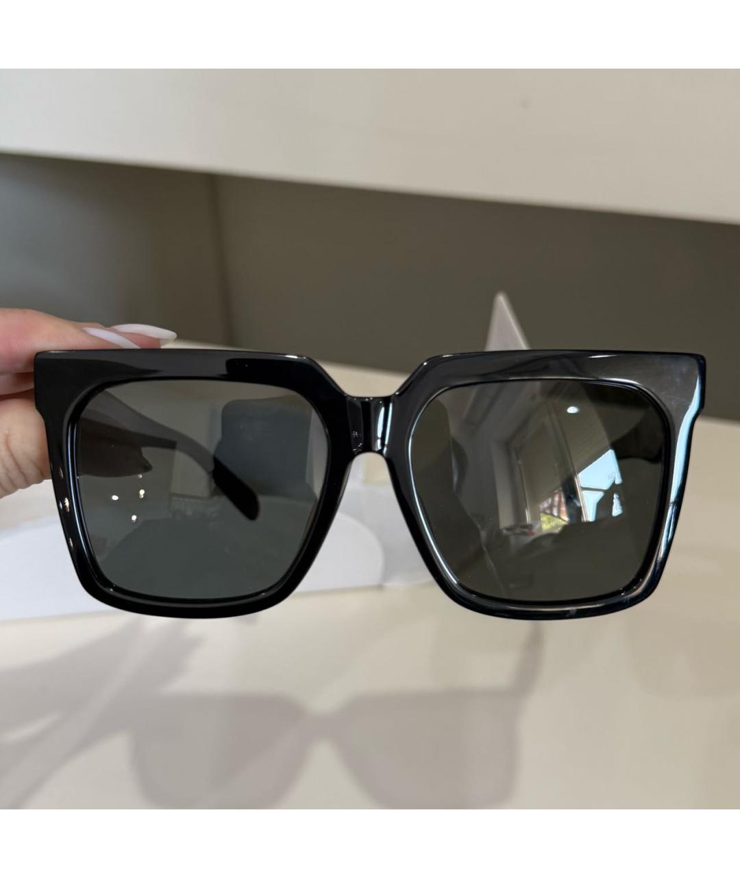 CELINE Черные пластиковые солнцезащитные очки, фото 5