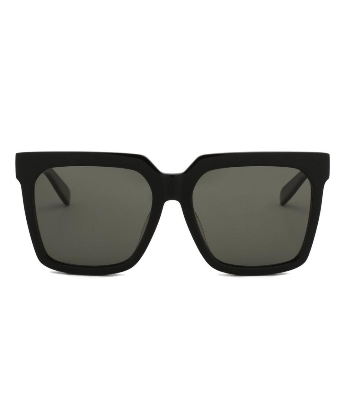 CELINE Черные пластиковые солнцезащитные очки, фото 1