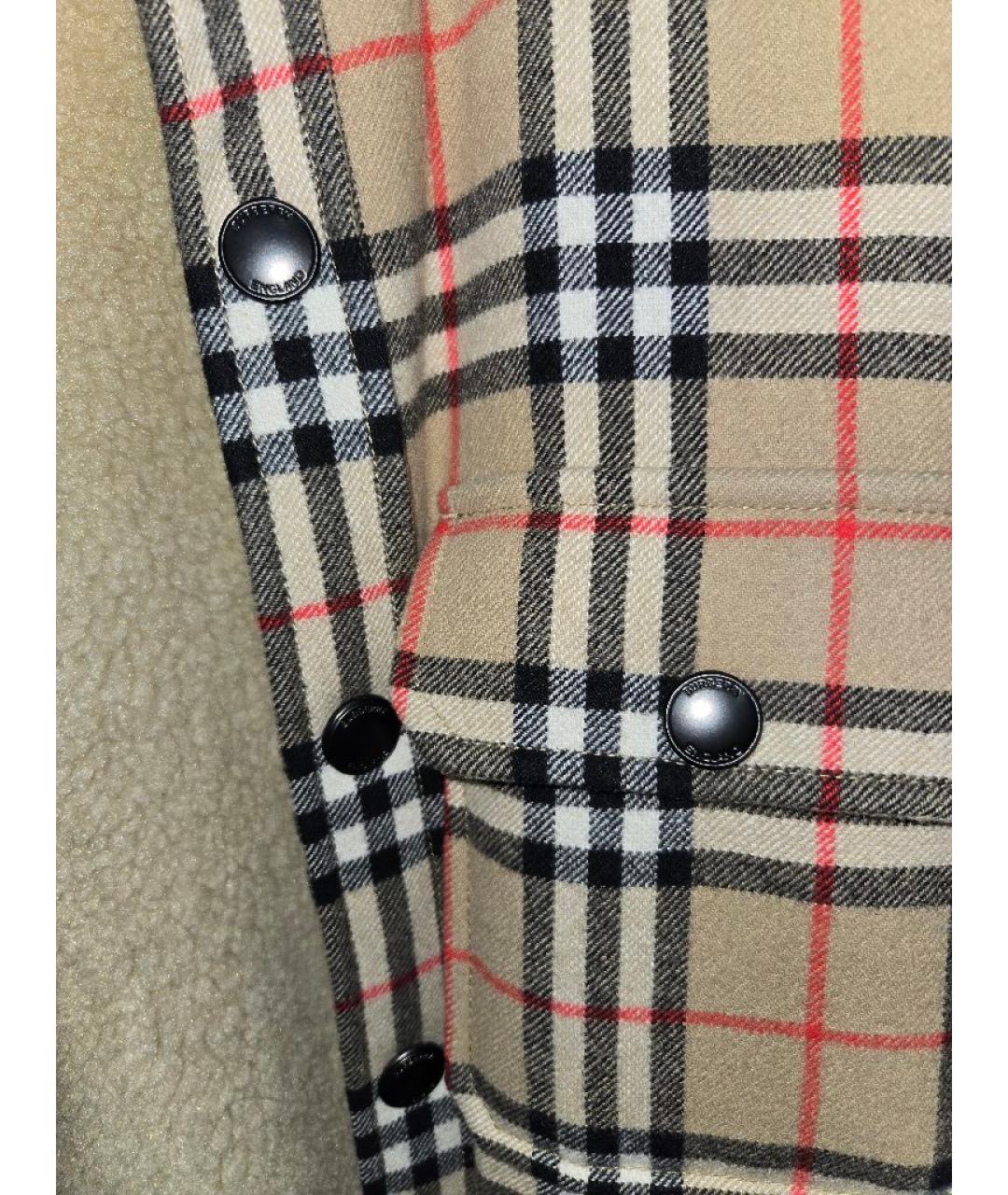 BURBERRY Коричневая кашемировая куртка, фото 4
