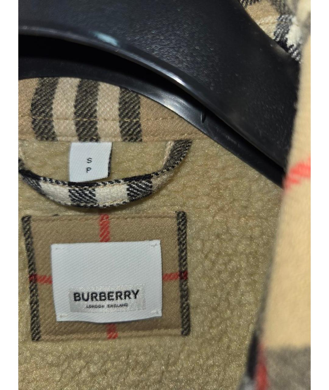 BURBERRY Коричневая кашемировая куртка, фото 2