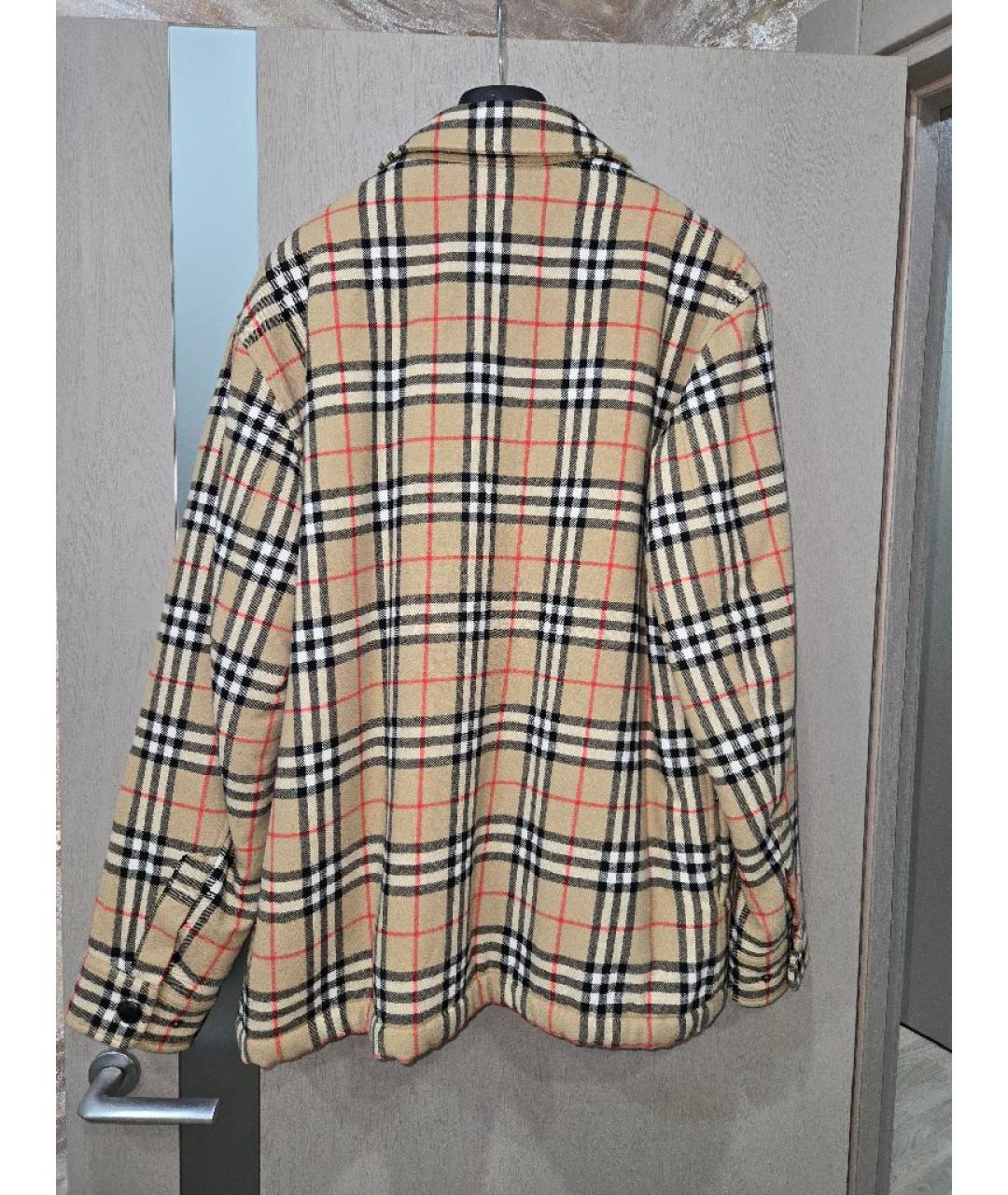 BURBERRY Коричневая кашемировая куртка, фото 3