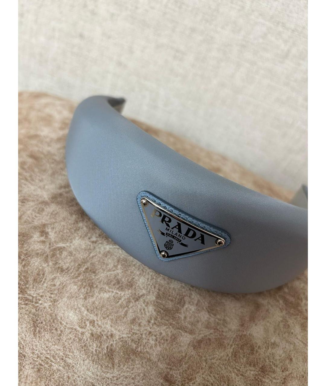 PRADA Голубой ободок, фото 6