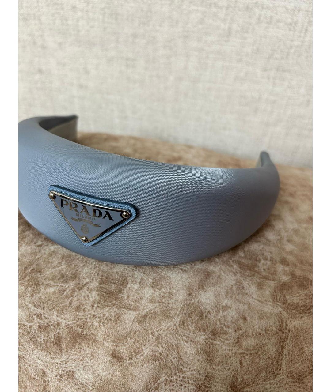 PRADA Голубой ободок, фото 7