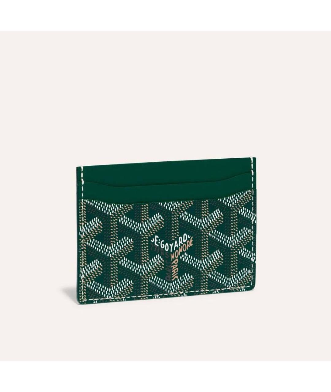 GOYARD Зеленый кардхолдер, фото 4
