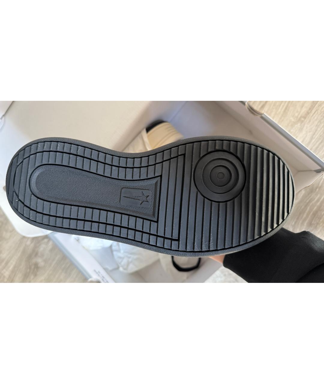 RICK OWENS DRKSHDW Черные кожаные кроссовки, фото 5