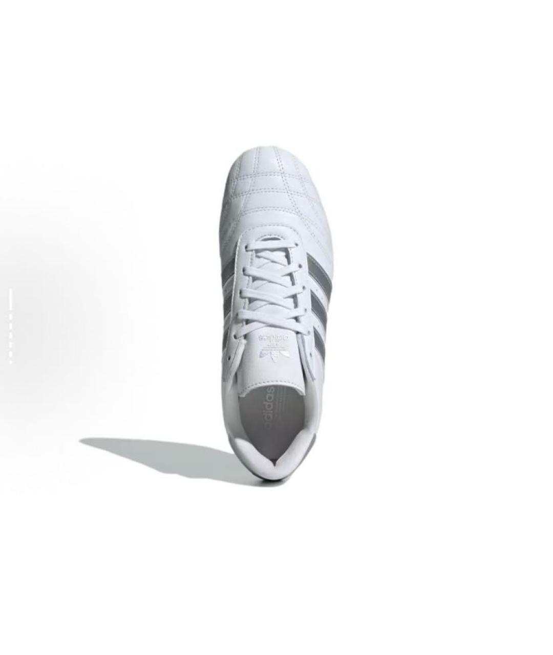ADIDAS Белые кожаные кроссовки, фото 4