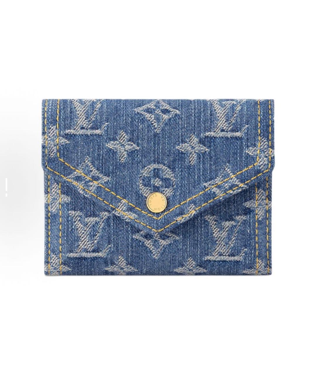 LOUIS VUITTON Синий кардхолдер, фото 5
