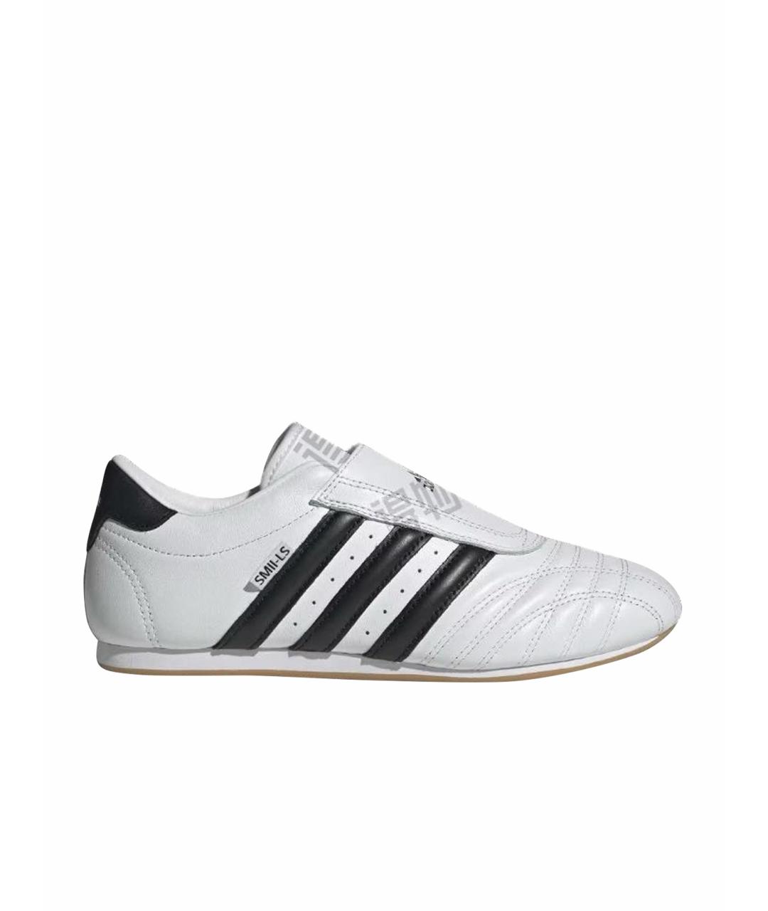 ADIDAS Белые кожаные кроссовки, фото 1