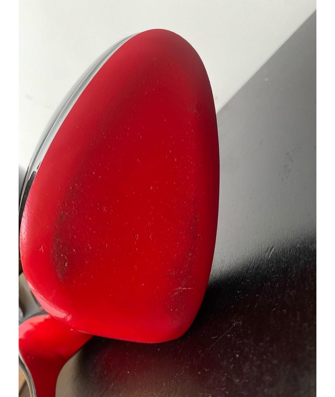 CHRISTIAN LOUBOUTIN Черные туфли из лакированной кожи, фото 8