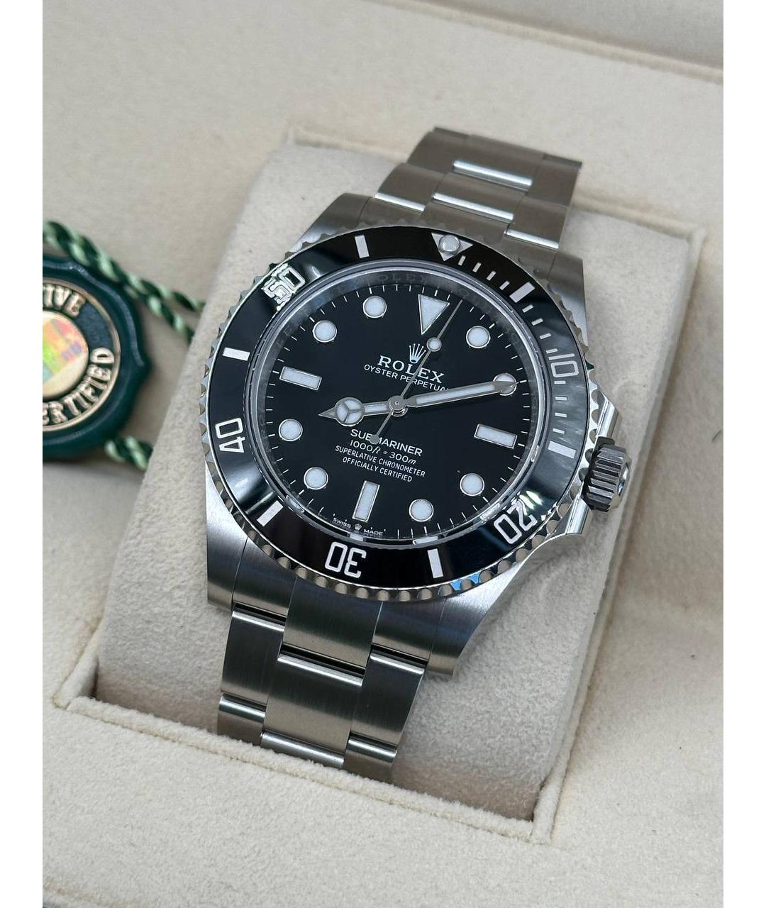 ROLEX Черные часы, фото 3