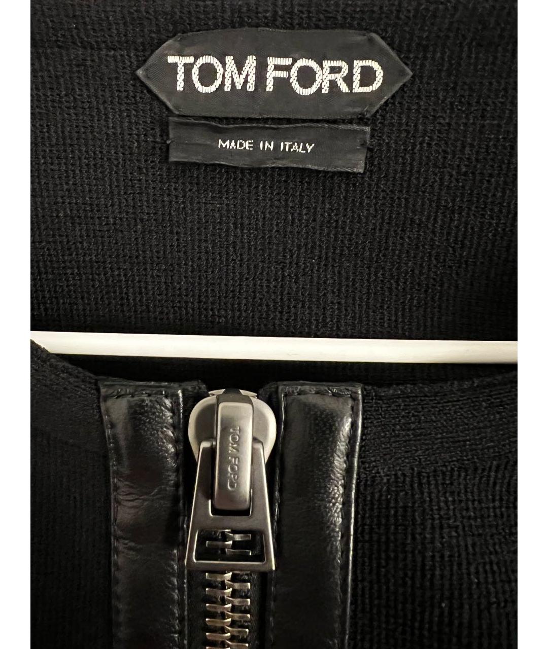 TOM FORD Черный вискозный жакет/пиджак, фото 2