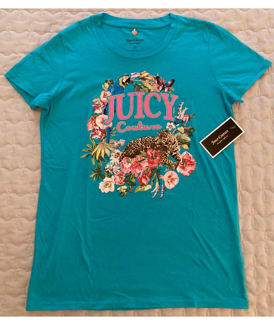 JUICY COUTURE Хлопковая футболка, фото 3