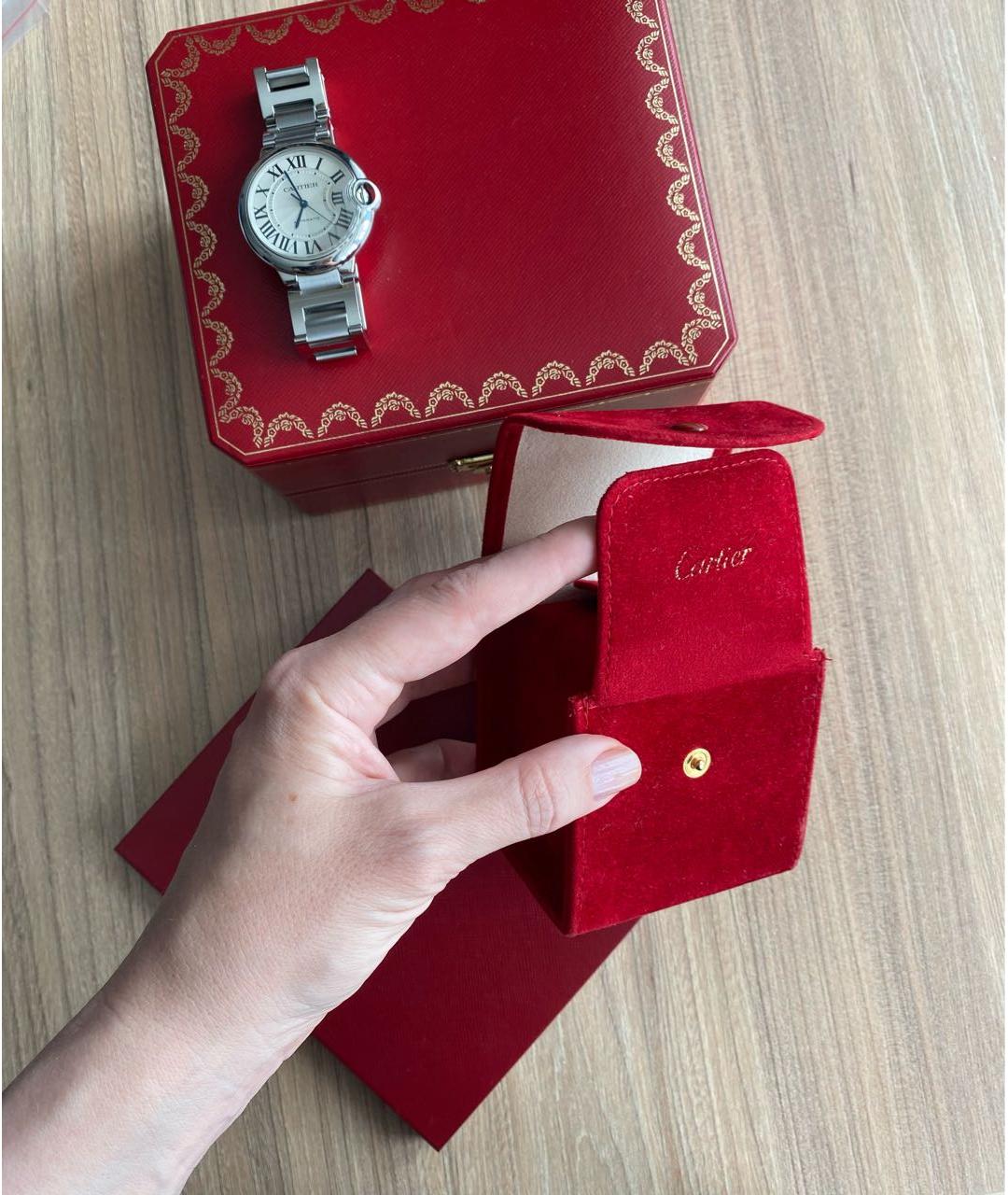 CARTIER Серебряные часы, фото 7