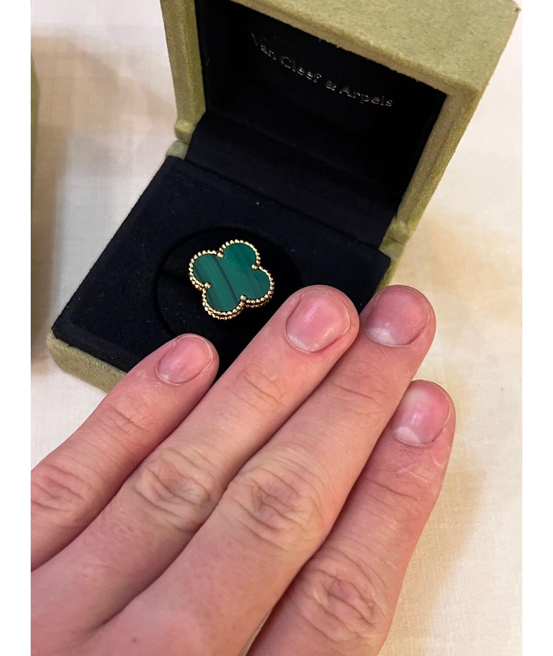VAN CLEEF & ARPELS Зеленый комплект из белого золота, фото 8