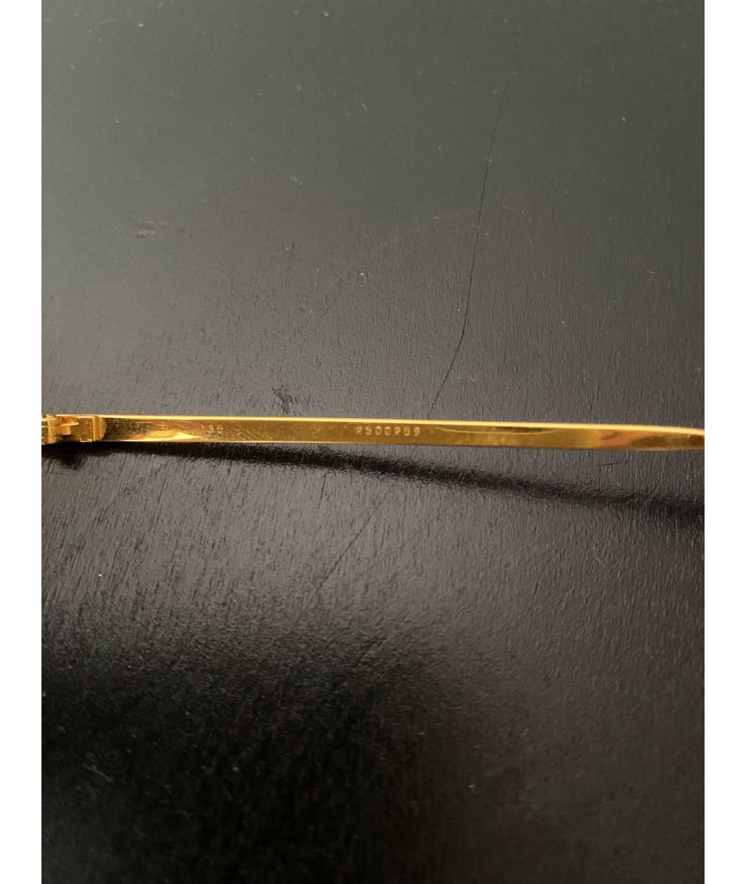 CARTIER Золотые металлические солнцезащитные очки, фото 8