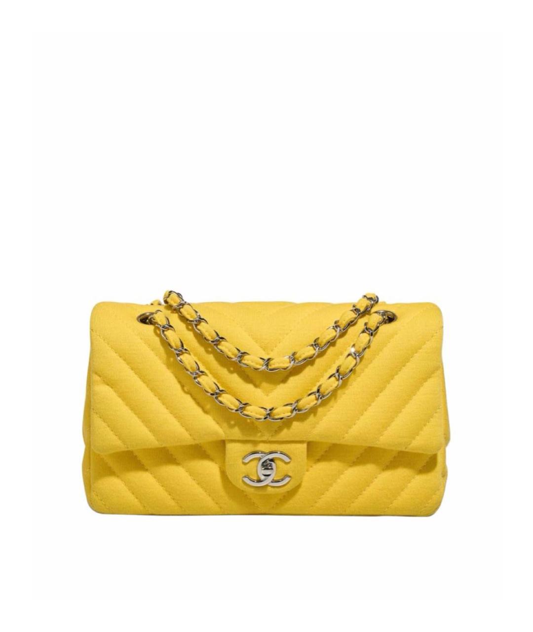 CHANEL Желтая сумка через плечо, фото 1