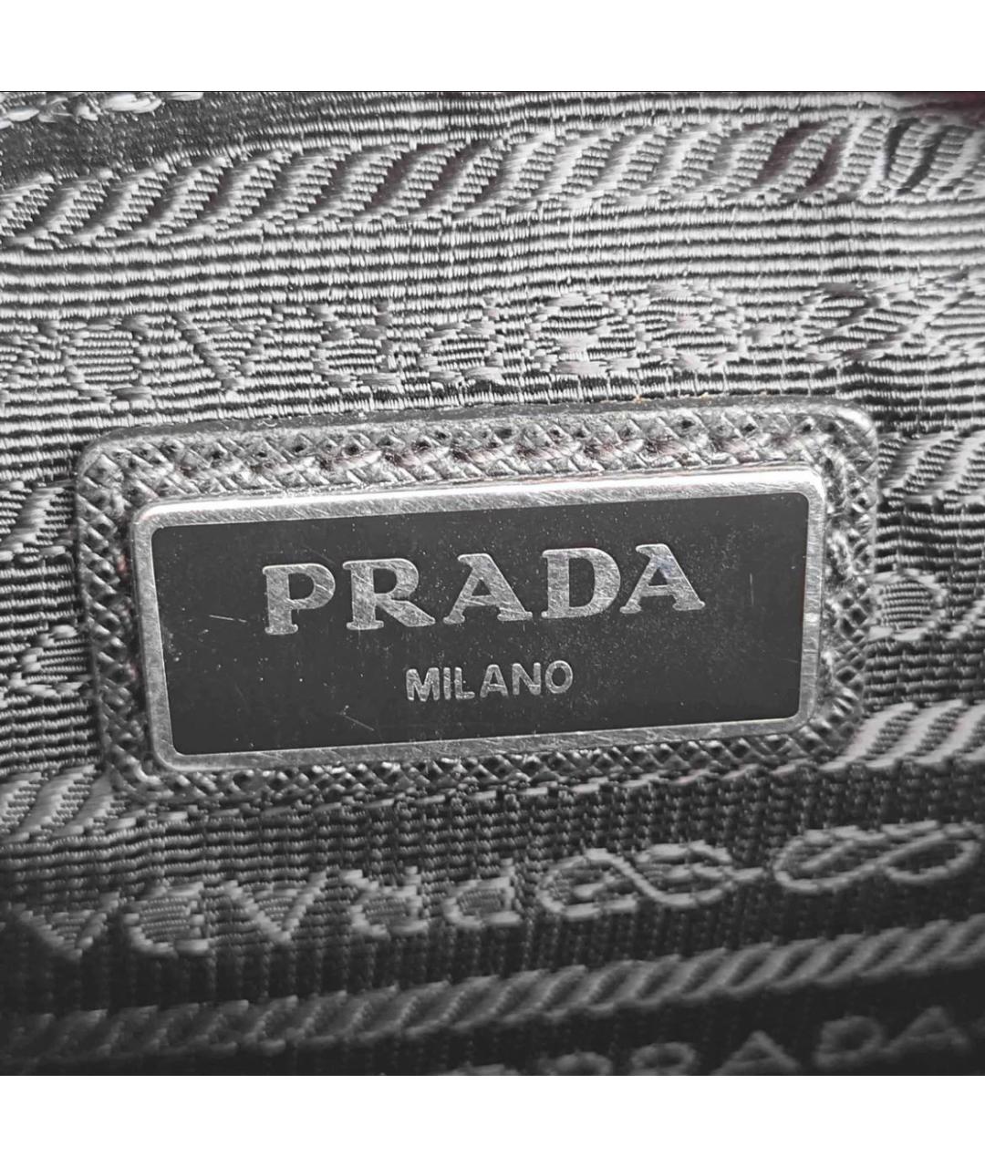 PRADA Черная сумка через плечо, фото 4