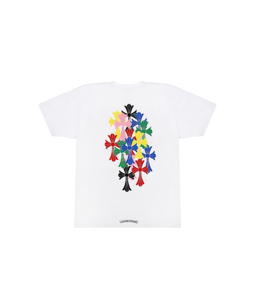 CHROME HEARTS Белая хлопковая футболка, фото 2