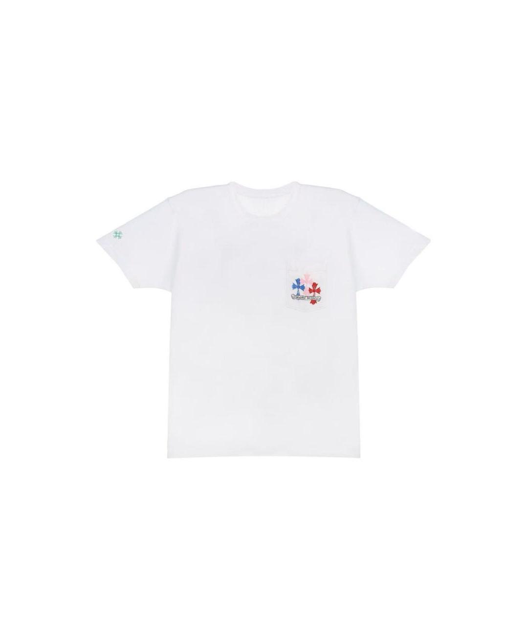 CHROME HEARTS Белая хлопковая футболка, фото 1