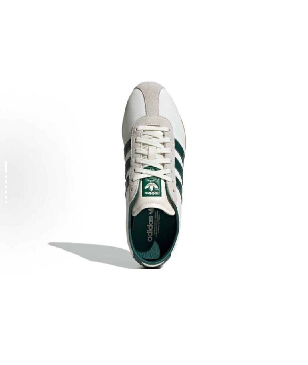 ADIDAS Белые кожаные кроссовки, фото 4